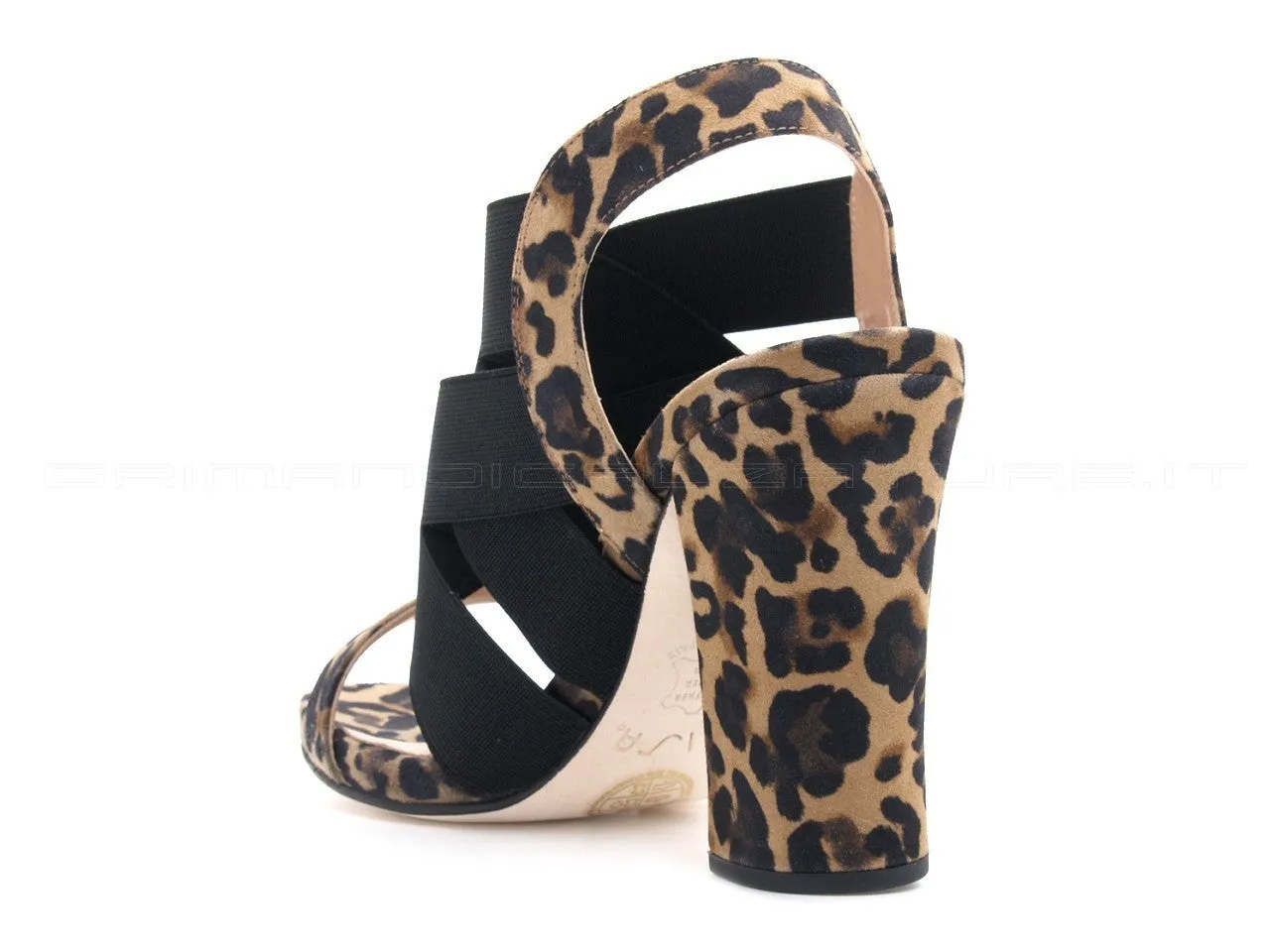 Unisa sandali animalier tacco alto